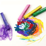 AOOKMIYA Kuelox pastel a óleo 24/36 cores, conjunto de pastel macio intenso de pasta oleosa de cor lavável macaron morandi de cores para estudantes e arte