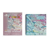 AOOKMIYA Kuelox pastel a óleo 24/36 cores, conjunto de pastel macio intenso de pasta oleosa de cor lavável macaron morandi de cores para estudantes e arte