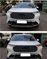 LED DRL Daytime Running Light Fog Lamp for Haval H6 2021 With Yellow Turn Signal and Blue night mode Автомобильные лампы