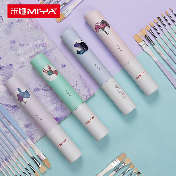 HIMI Miya Paint Brushes Set for Acrylic Watercolor Gouache Painting Fi –  AOOKMIYA