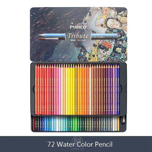 72 Watercolor Pencils Set Professional Water Color Pencil for Adults  Coloring