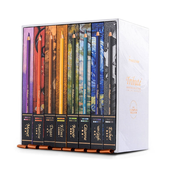 Marco Tribute 300 Colors Gift Box Colored Pencils Set Master Oil