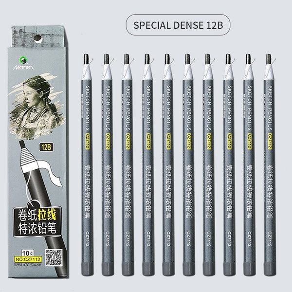 Marie's Sketch Pencil Full Charcoal Pencil Art Students Special