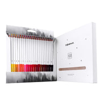 Miya Himi colored pencils Environmental friendly package with handle bar for Kids, Adults, artists in 24/36/48 Colors