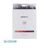 Miya Himi colored pencils Environmental friendly package with handle bar for Kids, Adults, artists in 24/36/48 Colors