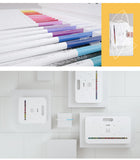 Miya-conjunto de lápis de cor himi, kit com alça e barra de presente para crianças, adultos, artistas, 24/36/48 cores