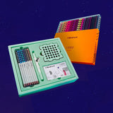 Miya himi cor de óleo 24/36/48 cores, pasta de óleo diy lavável, pasta de cor aquarela rotativa e apagável para crianças, adultos, artistas