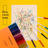 Miya himi cor de óleo 24/36/48 cores, pasta de óleo diy lavável, pasta de cor aquarela rotativa e apagável para crianças, adultos, artistas