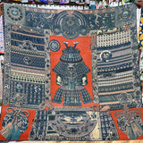 AOOKMIYAPOBING Silk Cashmere Scarf Women Manual Hand Rolled Shawls Stole Square Scarves Wraps Bandana Luxury Hijab Female Foulards 135CM