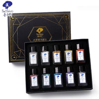 Paul Rubens 18ml 10 Colors Watercolor Pearlescent Media Set Liquid Metallic Water Color Aquarel for Painting Art Supplies