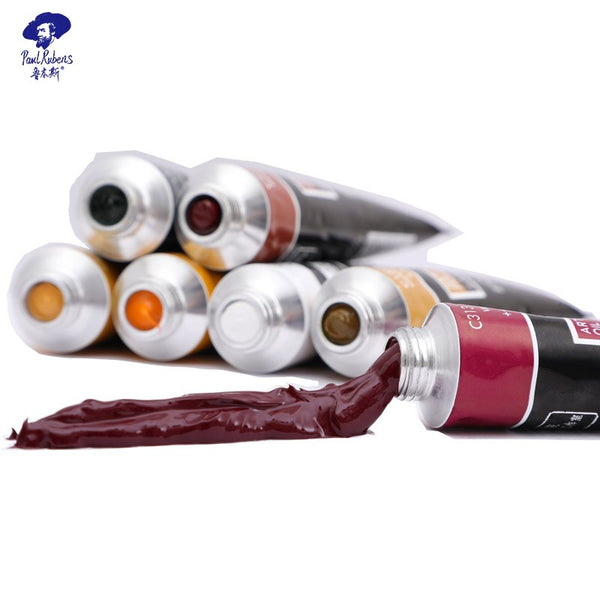 AOOKMIYA  Paul Rubens BOX 40ml Professional Oil Color Tubes Art Supplier C Series Oil Paint for Artist and Painter Gallery