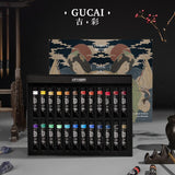 AOOKMIYA  Paul Rubens BOX Chinese Painting Pigment 24 Color Set 12ml Professional Mineral Paint Chinese Style for Artists Art Supplies