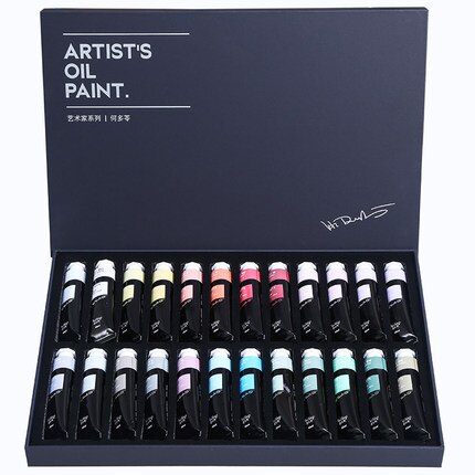 AOOKMIYA Paul Rubens Oil Paint Set 40ml 24 Colors  Artist Grade Suitable For Professional Painter Exquisite Art Supplies Gifted Package