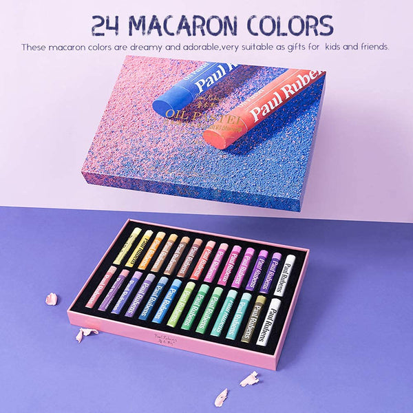 AOOKMIYA Paul Rubens BOX Oil Pastel 24+2 Macaron Color Set Fresh Vibra