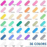 AOOKMIYA  Paul Rubens BOX Oil Pastels Painting Crayon Box Set Macaron 36 Colors White Drawing Pen School Art Stationery Supplies for Artist