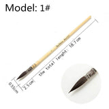 AOOKMIYA  Paul Rubens BOX Professional Watercolor Paint Brush Wash/Mop Round Squirrel Hair Paint Brush for Fine Detailing Acrylic Gouache Oil