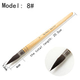 AOOKMIYA  Paul Rubens BOX Professional Watercolor Paint Brush Wash/Mop Round Squirrel Hair Paint Brush for Fine Detailing Acrylic Gouache Oil