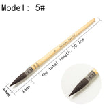 AOOKMIYA  Paul Rubens BOX Professional Watercolor Paint Brush Wash/Mop Round Squirrel Hair Paint Brush for Fine Detailing Acrylic Gouache Oil