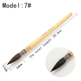 AOOKMIYA  Paul Rubens BOX Professional Watercolor Paint Brush Wash/Mop Round Squirrel Hair Paint Brush for Fine Detailing Acrylic Gouache Oil