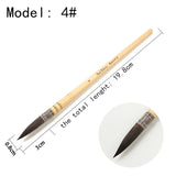 AOOKMIYA  Paul Rubens BOX Professional Watercolor Paint Brush Wash/Mop Round Squirrel Hair Paint Brush for Fine Detailing Acrylic Gouache Oil