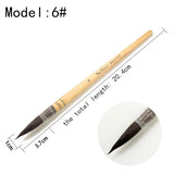 AOOKMIYA  Paul Rubens BOX Professional Watercolor Paint Brush Wash/Mop Round Squirrel Hair Paint Brush for Fine Detailing Acrylic Gouache Oil