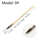 AOOKMIYA  Paul Rubens BOX Professional Watercolor Paint Brush Wash/Mop Round Squirrel Hair Paint Brush for Fine Detailing Acrylic Gouache Oil