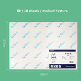 AOOKMIYA Paul Rubens Professional Watercolor Paper 50% Cotton 300g 8k /16k Thickened Fine/Rough Grain Painting Art Supplies