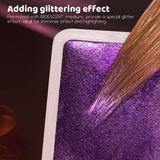 AOOKMIYA  Paul Rubens BOX Solid Watercolor Paint Set 12/24/48 Colors Glitter Metallic Paints Sparkle Effect Pigment Artist Grade Art Supplies