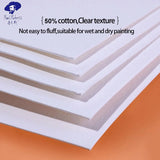 AOOKMIYA Paul Rubens Watercolor Book 32k/16k/8k 50% Cotton 300gsm Professional Painting Paper 20 Sheets Papel Para Acuarela Art Supplies