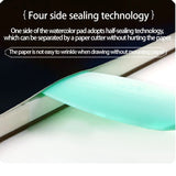 AOOKMIYA Paul Rubens Watercolor Book 32k/16k/8k 50% Cotton 300gsm Professional Painting Paper 20 Sheets Papel Para Acuarela Art Supplies