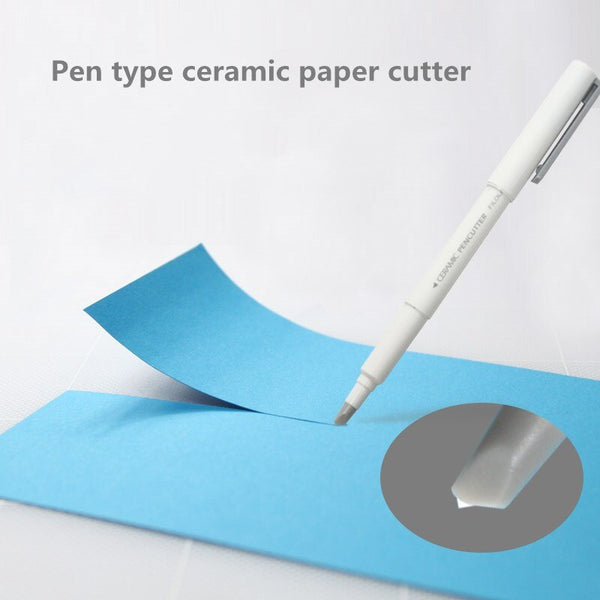 Pen-type ceramic paper knife DIY hand account newspaper and magazine –  AOOKMIYA