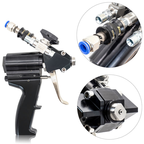 Pu Injection Gun AOOKMIYA Polyurethane Foam Spray Gun P2 Air Purge PU Foaming Injection