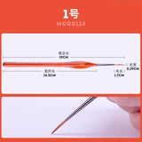 Premium Quality Detail Paint Brush Set Miniature Hook Line Pen For Acrylic Watercolor Oil Drawing Model Airplane Kits