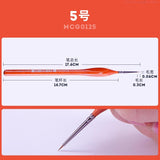 Premium Quality Detail Paint Brush Set Miniature Hook Line Pen For Acrylic Watercolor Oil Drawing Model Airplane Kits