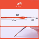 Premium Quality Detail Paint Brush Set Miniature Hook Line Pen For Acrylic Watercolor Oil Drawing Model Airplane Kits