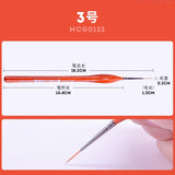 Premium Quality Detail Paint Brush Set Miniature Hook Line Pen For Acrylic Watercolor Oil Drawing Model Airplane Kits