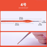 Premium Quality Detail Paint Brush Set Miniature Hook Line Pen For Acrylic Watercolor Oil Drawing Model Airplane Kits