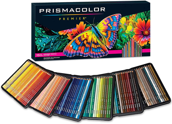 Prismacolor Premier Colored Pencils | Art Supplies for Drawing, Sketching, Adult Coloring | Soft Core Color Pencils, 150 Pack