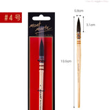 Professional Watercolor Paint Brushes Round Squirrel Hair Brush Art Painting Brushes for Artistic Watercolor Gouache Wash Mop