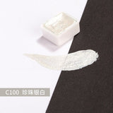 Rubens single block half pot solid watercolor paint flash watercolor paint 48 colors optional painting art supplies