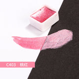 Rubens single block half pot solid watercolor paint flash watercolor paint 48 colors optional painting art supplies