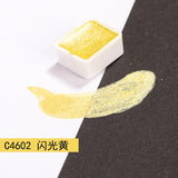 Rubens single block half pot solid watercolor paint flash watercolor paint 48 colors optional painting art supplies