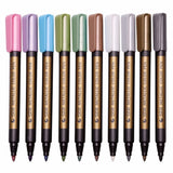 STA 2MM Metallic Marker Pen Permanent Art Marker Pen DIY Scrapbooking Crafts Paint For Stationery School Supplies