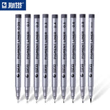 STA 9Pcs/Lot Waterproof Black Micron Sketch Markers Pen Hook Liner Pen for Drawing  Manga Comic Brush Pen Art Supplies