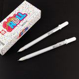 Sakura 0.8mm White Gold Silver Gel Pens Sketching Drawing Pen for Art Marker Design Comic Manga Painting Supplies