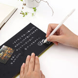 Sakura 0.8mm White Gold Silver Gel Pens Sketching Drawing Pen for Art Marker Design Comic Manga Painting Supplies