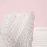 Secret notebook 135*185mm fashion simple straight pattern with lock diary heart-shaped lock creative student gift stationery