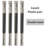 Single/double-end pencil extension set color lead charcoal sketch pencil extension rod metal/wood art student pencil extension