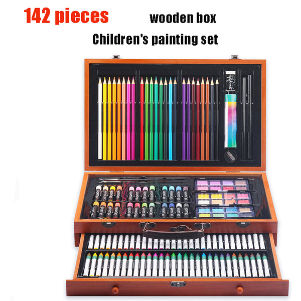  175 Piece Deluxe Art Set with 2 Drawing Pads, Acrylic Paints,  Crayons, Colored Pencils, Paint Set in Wooden Case, Professional Art Kit, Art  Supplies for Adults, Teens and Artist, Paint Supplies