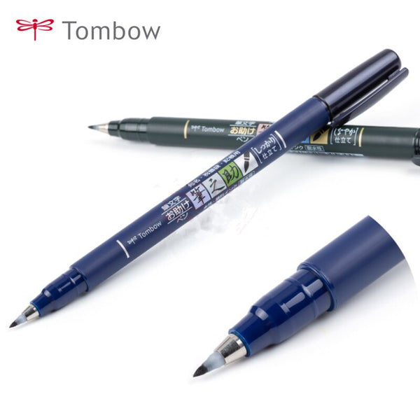 TOMBOW Calligraphy Soft Brush Pen Art Markers Black Ink Pens for Lett –  AOOKMIYA